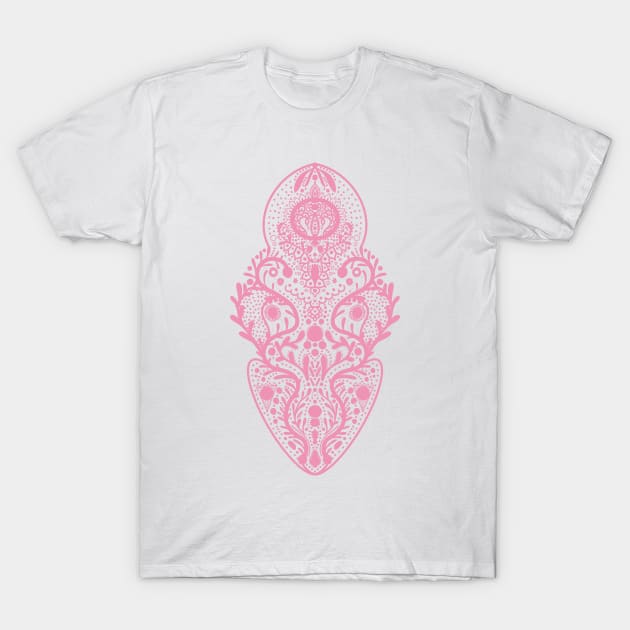 Pink sacred ornament T-Shirt by Kamaloca